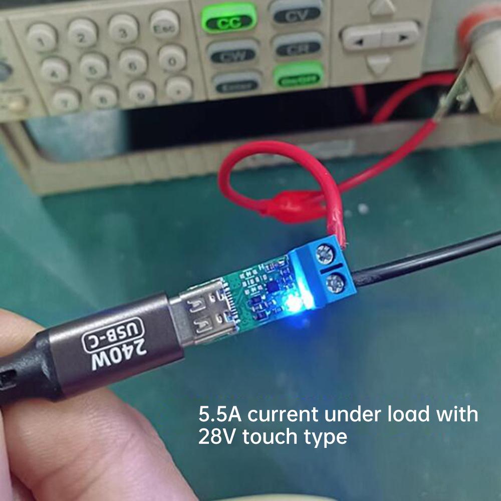 PD3.1 Typ-C USB Schnelllade-Trigger-Board-Modul PD-Täuschungsplatine Schnellladung 28V/36V/48V Power Delivery Boost-Modul