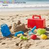 Kids Beach Sand Toys Set Sandcastle Building Kit Shovel For Sand & Snow Sand Brick Walls Molds Tools Summer Outdoor Party Gift