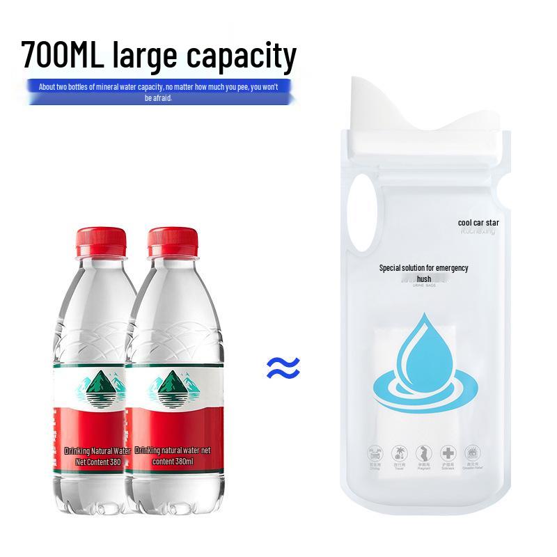 Portable Disposable Urinal Bag for Men and Women - Car Emergency Toilet Solution