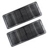 Black 2-Piece Sunroof Curtain Grille for Mercedes E Class (W210-W211)