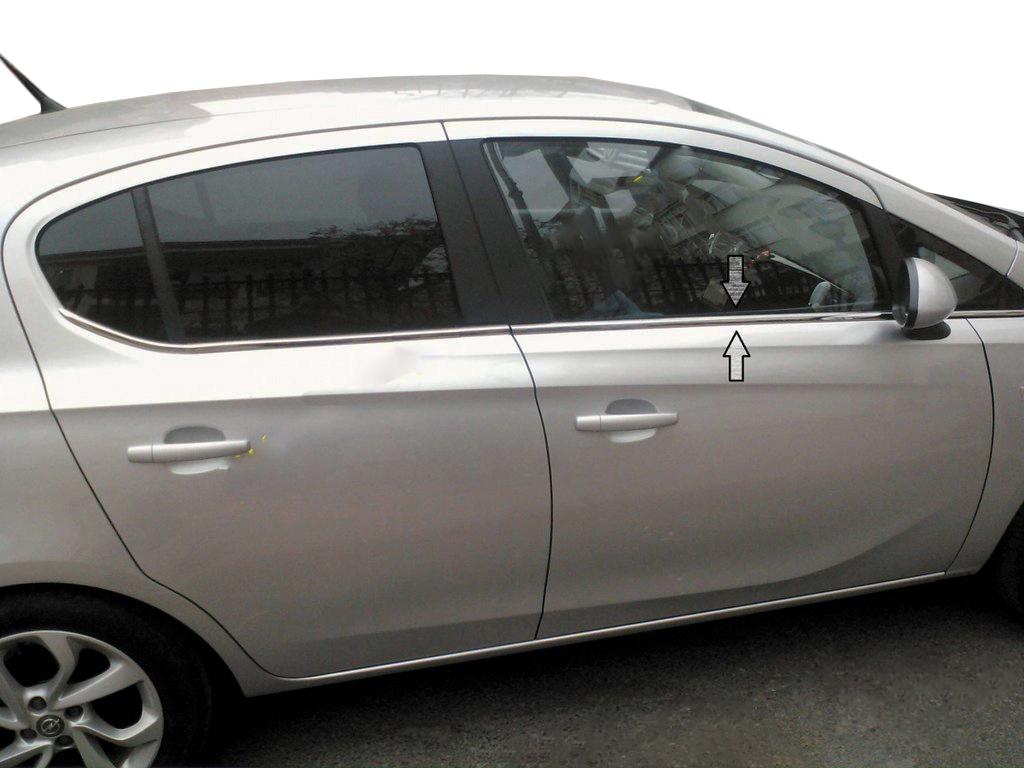 

Окантовка стекол (6 шт, нерж) для Opel Corsa E 2015-2019 гг