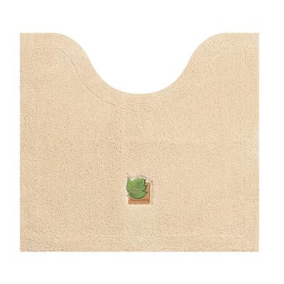 Senko Tiny Leaf Toilet Beige Mat,