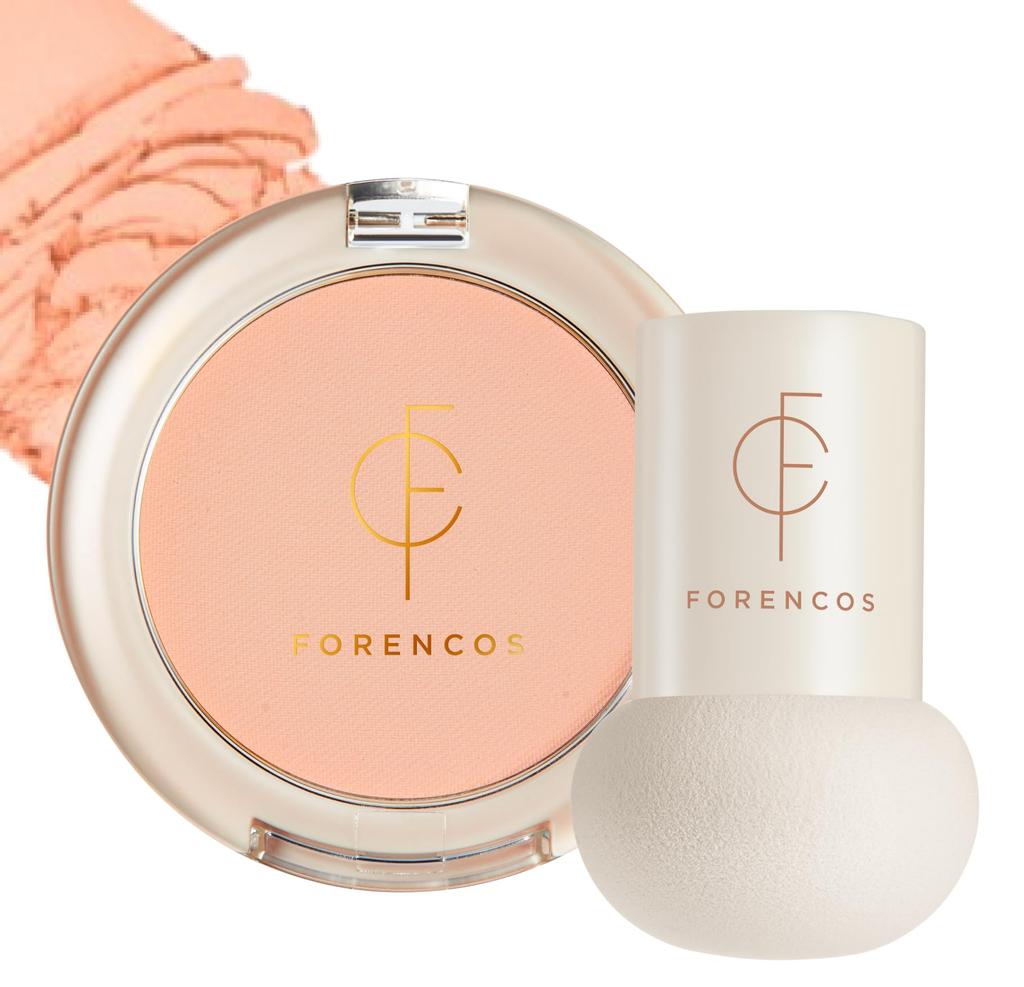 FORENCOS Pure Blusher Cheek 02 Orange 5g [Official Japan]