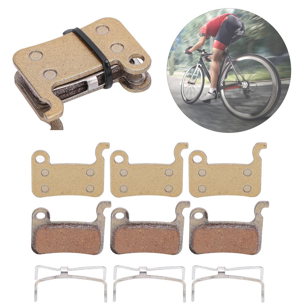 3 Perechi Plăcuțe Frână Disc Bicicletă Montană M965 Metalice BB7 Electromobil