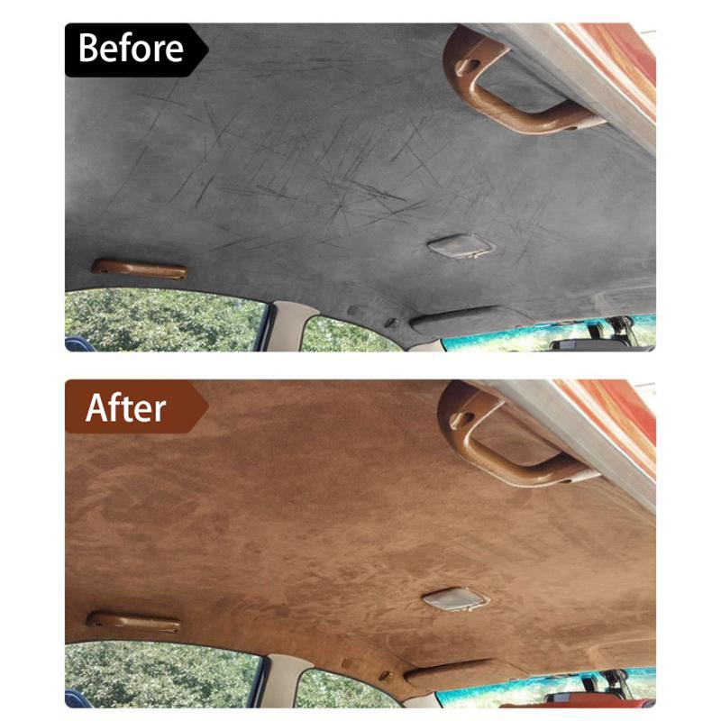 Premium Self-Adhesive Suede Fabric Car Interior Vinyl Wrap for Door Panels Dashboard & Armrest DIY Auto Upholstery Upgrade