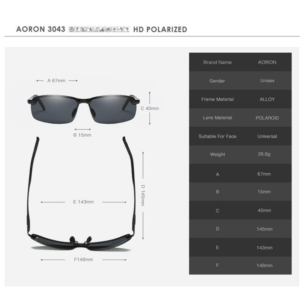 aoron Polarized Sunglasses Colorful Sunglasses Toad Glasses Aluminum Magnesium Glasses Cycling Glasses