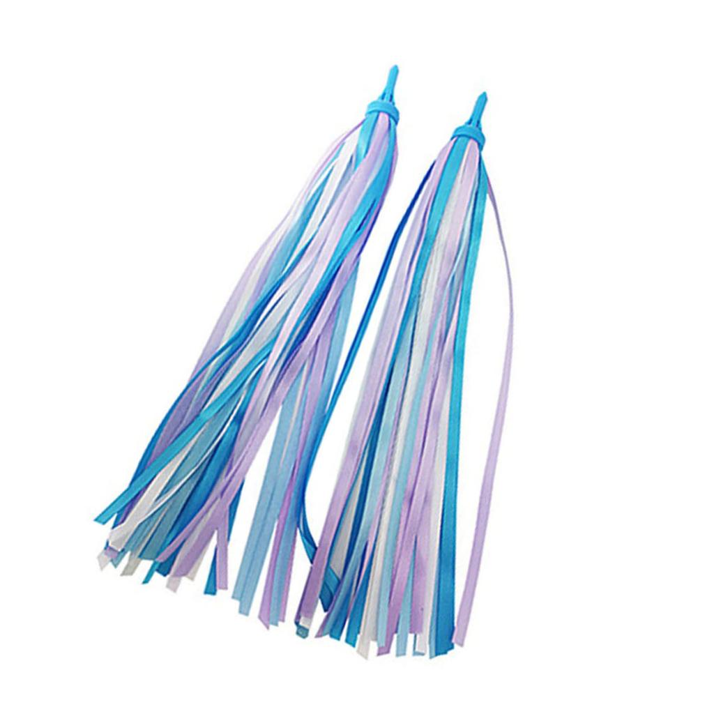2 PCS Kid S Colorful Cycling Streamers Children S Scooters Ribbons Handlebar Streamers Ribbons for Girls Boys
