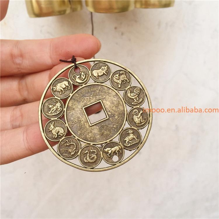 Factory Price Wind Chimes Metal Bells Outdoor Yard Garden Antique Bronze Windchimes Crafts Hanging Kids Room Home Decor