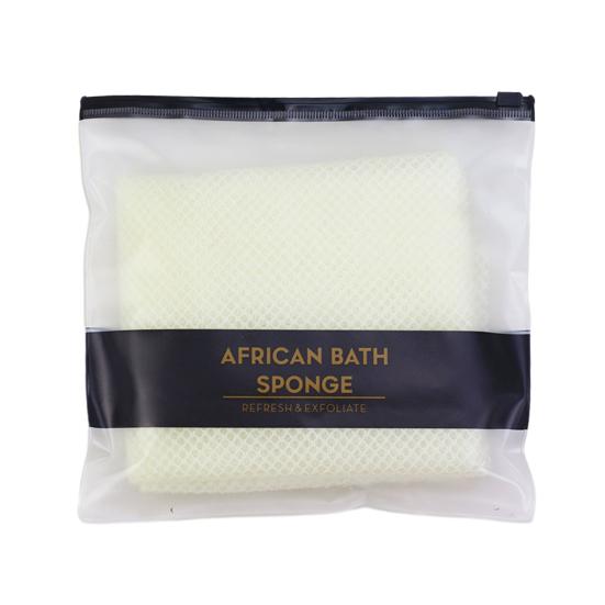 Bath Net Exfoliating Towel African Mesh Sponge Quick-Drying Bright Color Long Soft Nylon Bath Body Scrubber