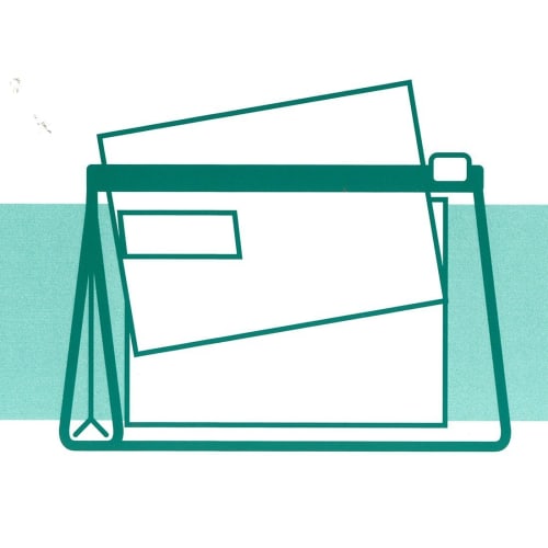 KOKUYO Card Case Soft Clear Case with Zipper and Gusset Soft B5 Red Kuke-325R