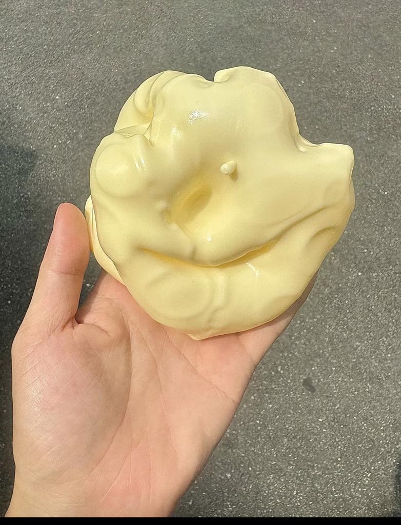 Giant Cheese Squishy Toy Filled with Vaseline Gel, Soft Slow Rising Squeeze Stress Relief Ball, Cute Cheese Shape Fidget Sensory