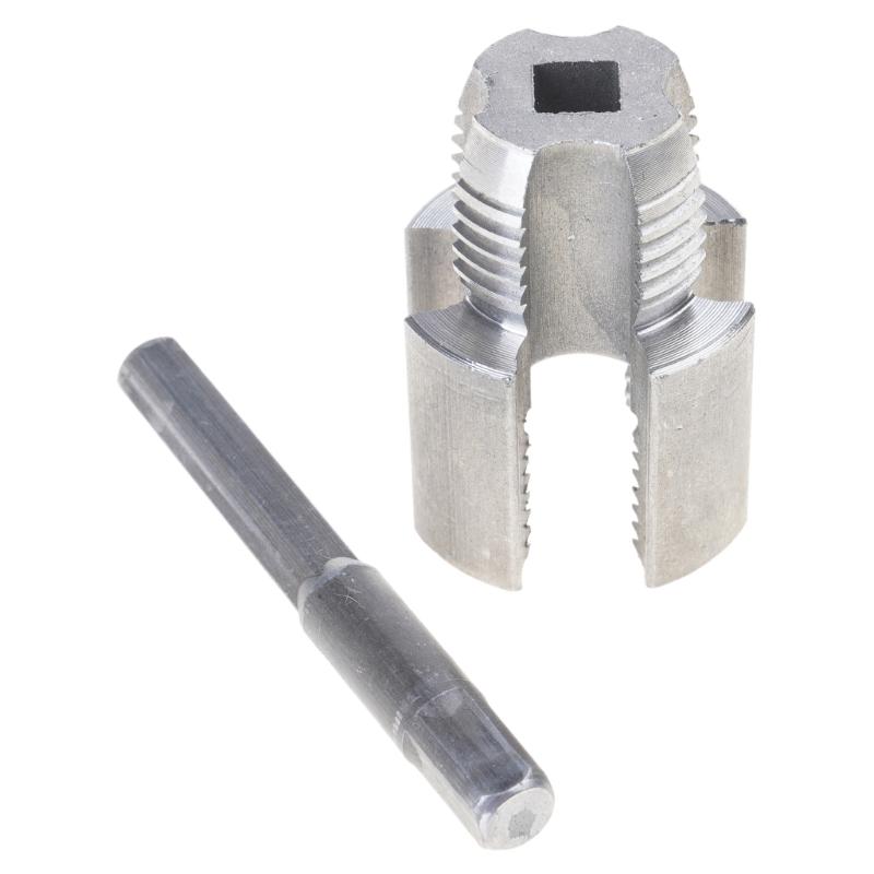 Pipes Threading Set 2 Standard Size Carbon Steel Cutter Hex Shank Compatibility Plumbing Maintenance Tool