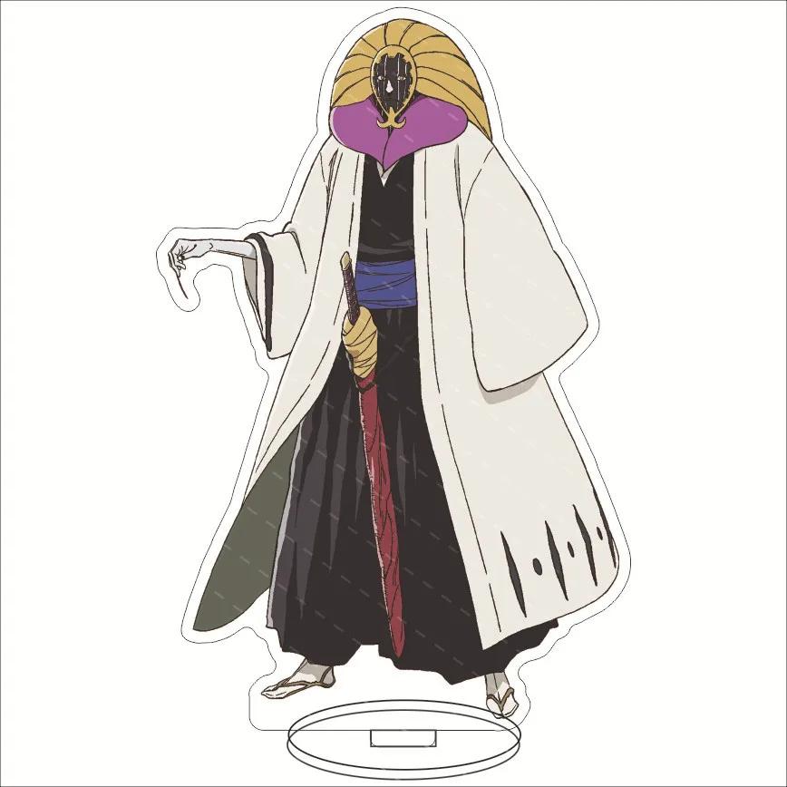Anime BLEACH Acrylic Decorative Crafts Toy 15cm Ichigo Kurosaki Aizen Sousuke Collectible Figures Desktop Home Decoration