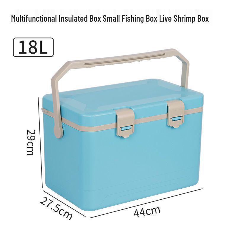 Sea Fishing Insulated Tackle Box with Oxygenator - Lightweight, Refrigerated, and Perfect for Live Shrimp.