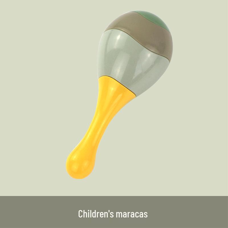 Children s Maracas Rattle: Percussion Instrument & Teething Toy for Babies