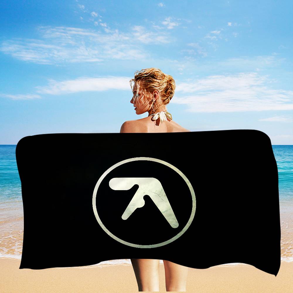 A-Aphex Twin Microfiber Printed Beach Towel Mountain Climbing Yoga Beach Swimming Running Absorbent Soft Towel
