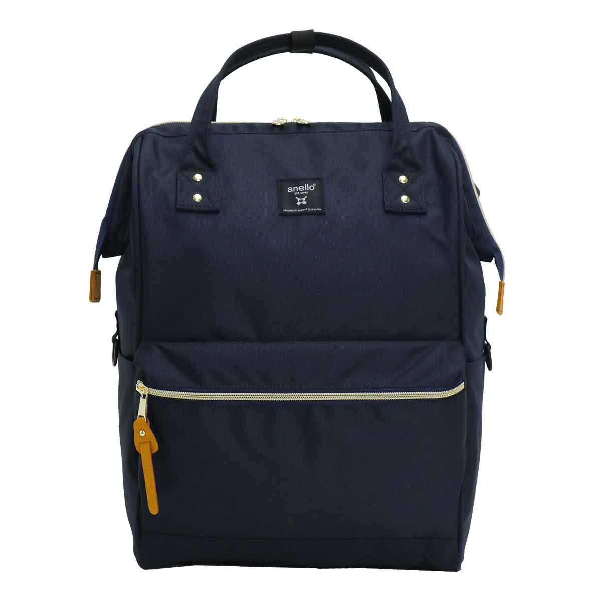

Clasp Backpack Large Capacity PC Storage CROSS BOTTLE REPREVE ATB2521R Navy [Anello] (L) Water-repellent