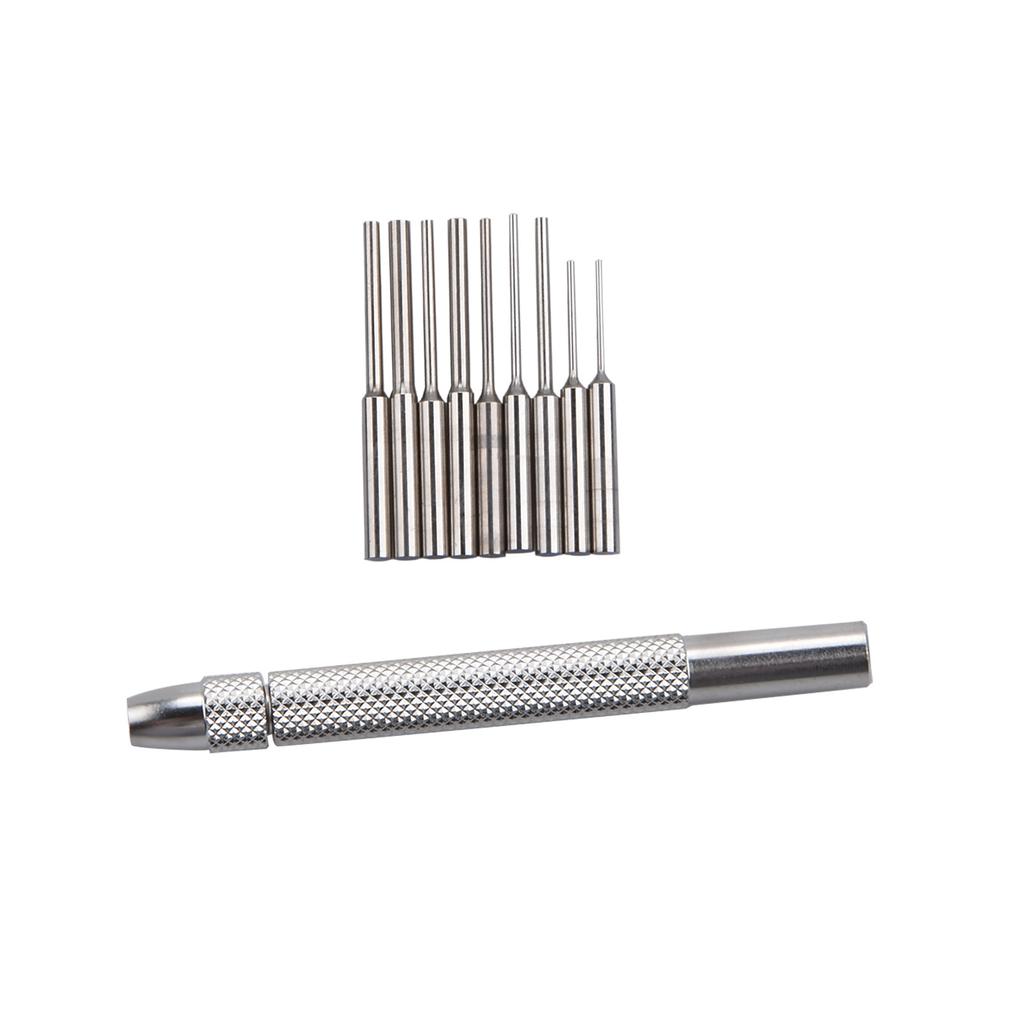 0.5mm-1.6mm Bit Stainless Steel Watch Band Link Remover Bracelet Remover Pin Punch Tool 9 In 1 Watch Accessories