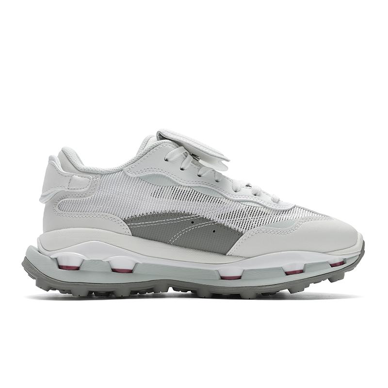 FILA KM2 Layered Shoes 2nd Generation Southern Version Fashion Sports Versatile Low-Top Casual Shoes Women sneaker Bright-White F12W533121FBA