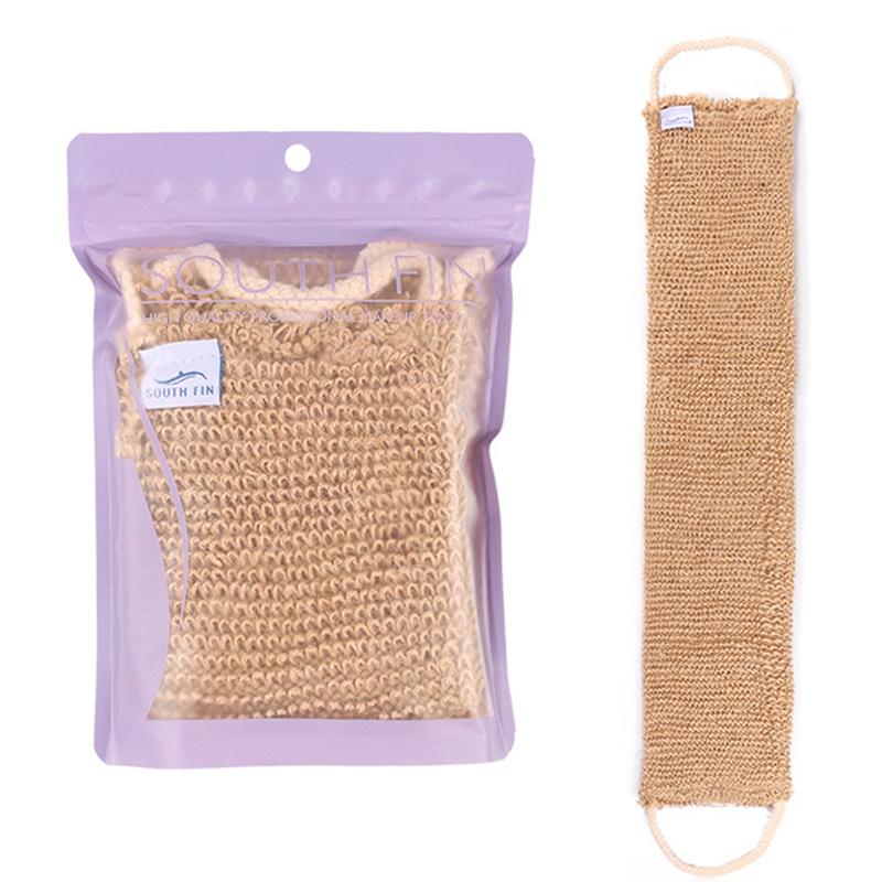 Ramie Jute Bath Glove Towel Body Scrub Gloves Bath Shower Sauna Scrubber