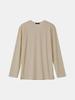 IKALOOK Spring/Autumn V-Neck Long Sleeve T-Shirt Cnit103