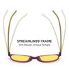 New Fashionable Oval Frame Anti Blue Light Glasses for Men Women Full Frame Yellow Goggles Night Vision