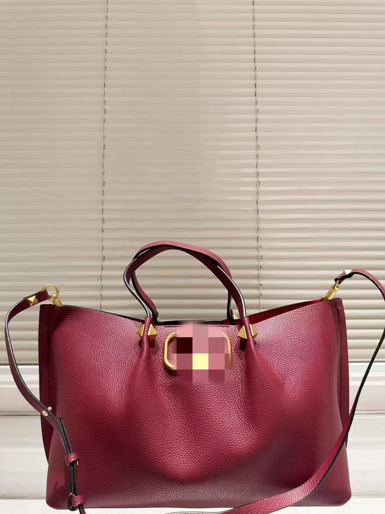 Bolsa de mano grande de ante felpudo casual vintage para ir al trabajo, portátil, de compras, con remaches, bandolera, cesta de verduras para niño y madre