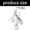 Creative Skeleton Keychain With Detachable Alloy Charm For Teens Backpacks Luggage Labels Funny Gift Choice