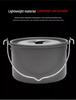 8L Ultra-Light Aluminum Hanging Pot for Camping & Cooking