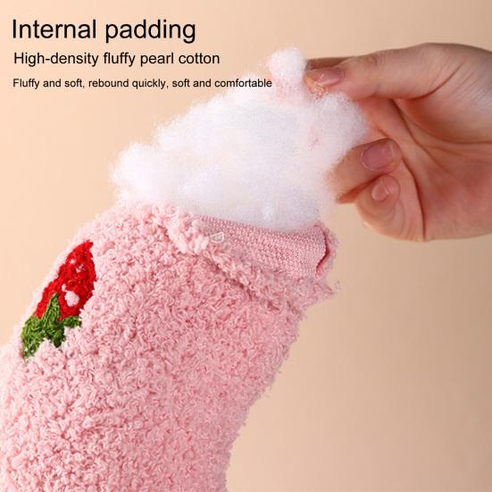 U-Shaped Pet Pillow Cat Neck Support Pillow Soft Fluffy Cat Calming Pillow with Cute Patterns Half Donut Cuddle Pillow for Cats And Small Dogs