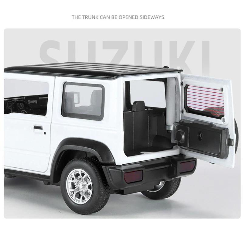 SUV Alloy Car Model Diecasts Metal Off-Road Vehicles Car Model Simulation Sound Light Collection Kids Toy Gift