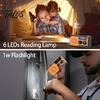 Solar Wind Up Radio for Camping Gear Emergency Radio, & Battery Powered AM/FM Rechargeable, LED Flashlight, Reading Equipment Backpacking Lamp,
