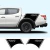 Für Mitsubishi L200 Triton Autoaufkleber Pickup Schmutzfänger Seitentür LKW Kofferraum Seite Vinyl Individuelle Dekorationsabdeckung Auto Zubehör