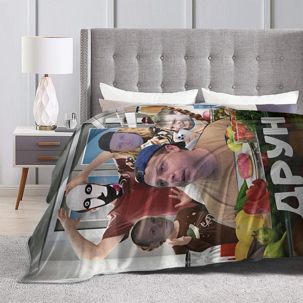 Mellstroy Flannel Blanket  Warm Soft Bedding Throws For Bedroom Picnic Print Bedspread Sofa Bed Cover
