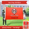 Customizable Outdoor Advertising Flags for World Cup: Water-filled Base, Thickened Design, Vibrant Colors