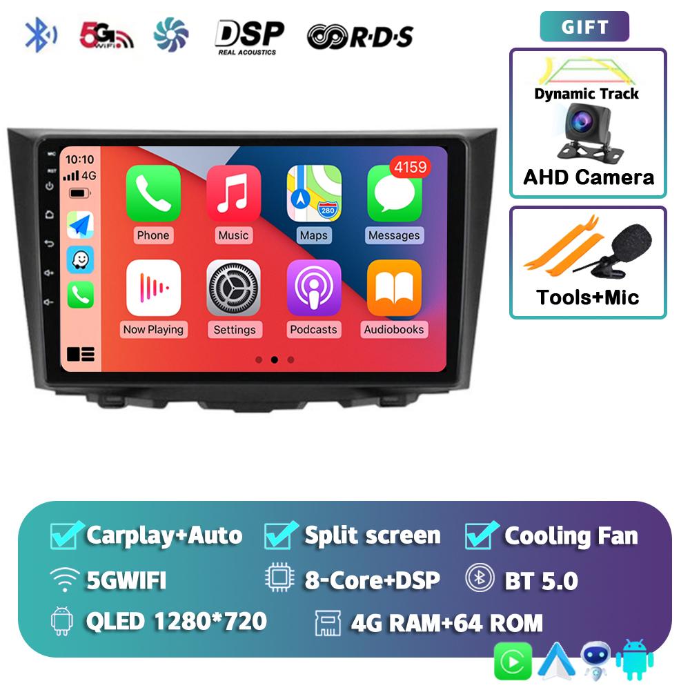Android14 Carplay Auto Car Radio For Suzuki Kizashi 2009-2012 2013 2014 2015 Multimedia Player GPS Stereo Navigation WIFI+4G DSP