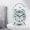 4 Inch Twin Bell Loud Alarm Clock Luminous Table Clock Retro Student Alarm Clock  Students