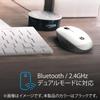 HP 300 2-Way Bluetooth Mouse, Black, Wireless, 5-Button Design with BackForward Buttons (Model Number: 6CR71AA#UUF), Compatible with Mac, Windows,