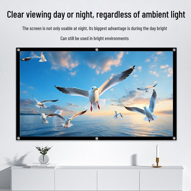 SMVP Electric Metal Anti-Light Projector Screen