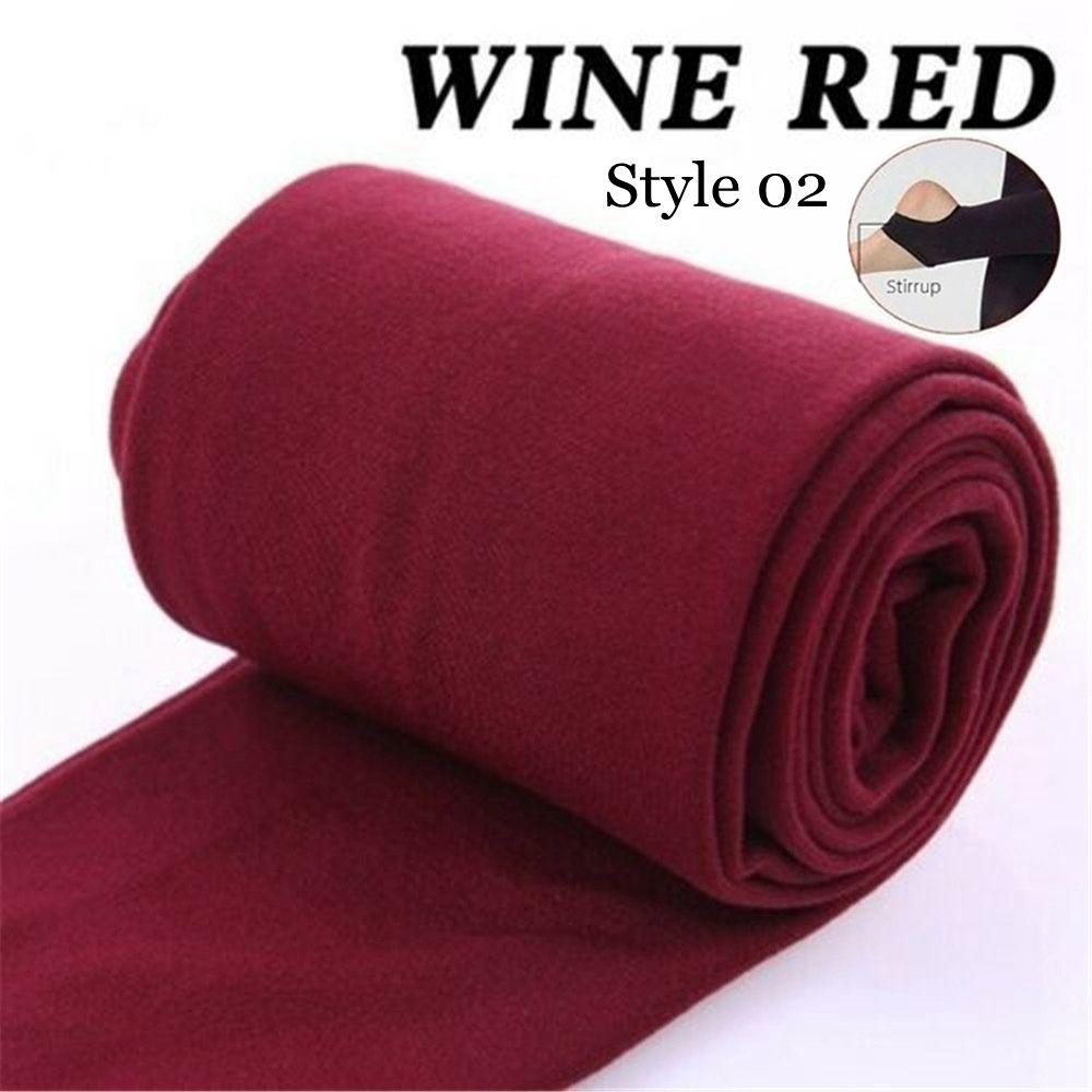 Fashion Fluff Lined Winter Thermal Thick Pantyhos Stretch Pants Warm Tights Slim Leggings