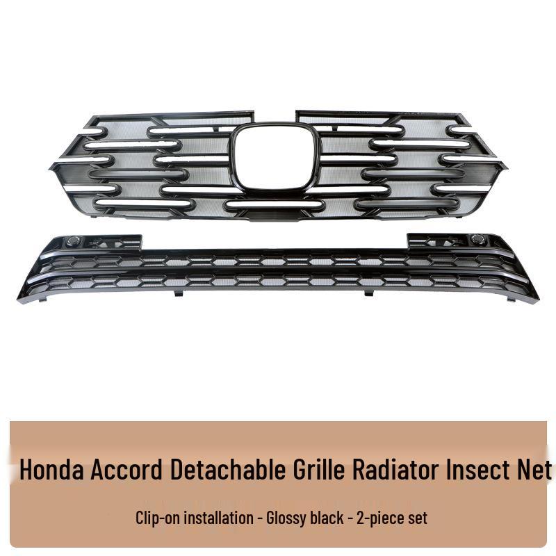 Compatible with 25 Honda Accord models, this net protects the front grille and radiator, preventing insects and debris.