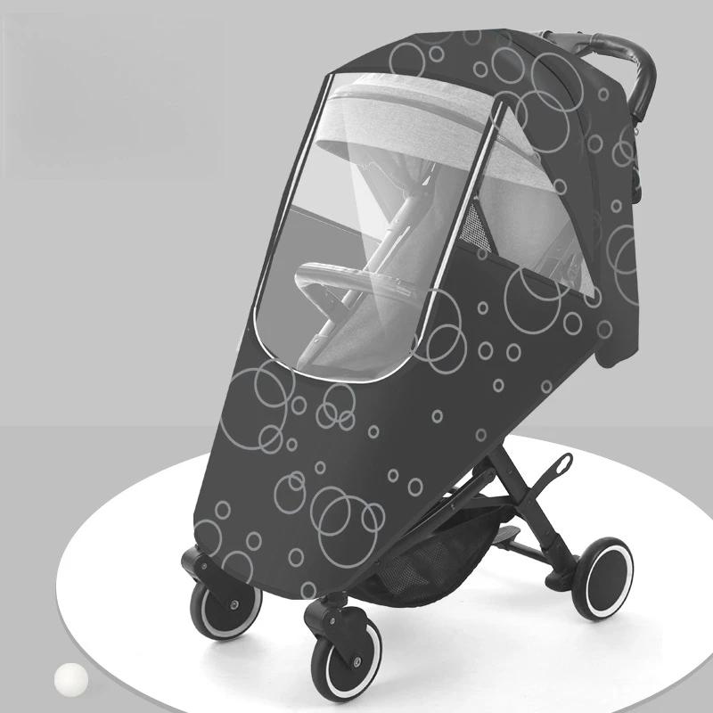 Winter Thicken Baby Stroller Rain Cover - Universal Fit Waterproof Wind/Dust Shield Full Raincoat for Pushchair Accessories