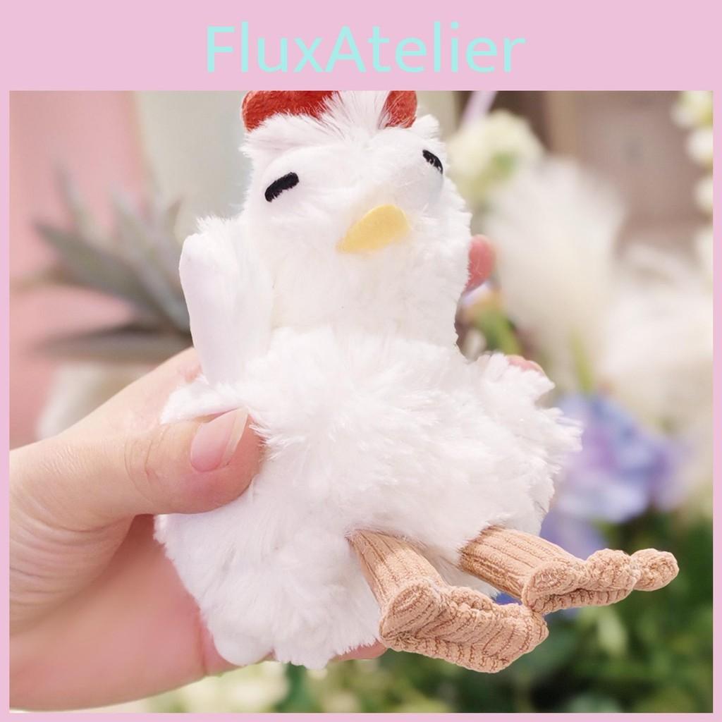 Toy Plush Rooster Keychain Cartoon Plush Toy Bag Decoration Funny Animal Dolls