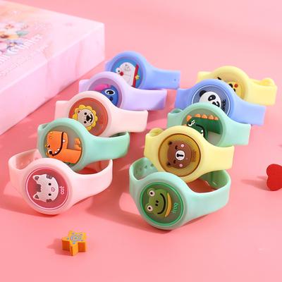 Mosquito Repellent Bracelet Cartoon Luminous Children's Watch Portable Flash Mosquito Repellent Button Anti Mosquito Watch