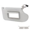 Sun Visor Replacement with Mirror and Makeup Light Stylish Grey Effective Sun Shielding Visor Board 