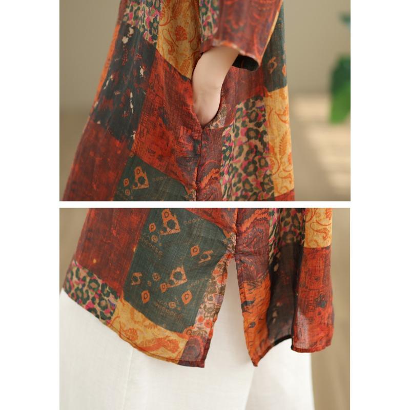 DIMANAF 2025 Nowa Letnia Damska Koszulka Plus Size z Nadrukiem Krótki Rękaw Design Luźna Podstawowa Casualowa Góra T-Shirt Vintage