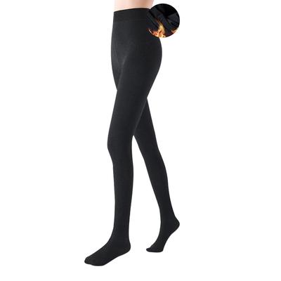 Thermal High Solid 220 One Size Fits Light Slimming Warm Stockings for Autumn and Winter [MAHOU] Women's Thick, Fleece-Lined Tights, Stretch, Waist,