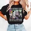 2026 New Happy Halloween Printed T Shirt Gift Wicked Witch Club T Shirt Womens Casual Short Sleeve Crew Neck T Shirt