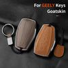 For Geely Car Key Case Cover  Coolray X6 X7 Geometry C Emgrand Global Kulrey Hawk Gx7 Okavango Nl3 Metal And Leather