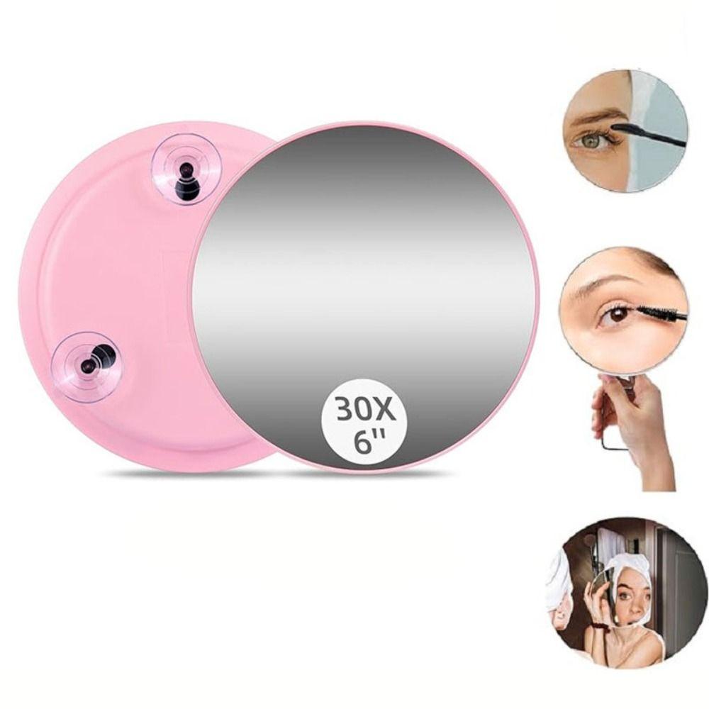 Round Travel Magnified Mirror 30X Vanity Mirror Decorative Makeup Magnifying Mirror  Bathroom